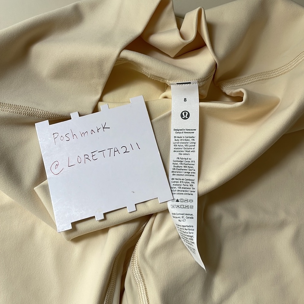 Lululemon Buttercream Align Crop 17” Size 8 - Picture 4 of 9